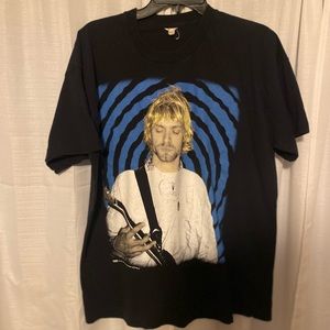 XL Vintage 1993 Kurt Cobain Black Tee